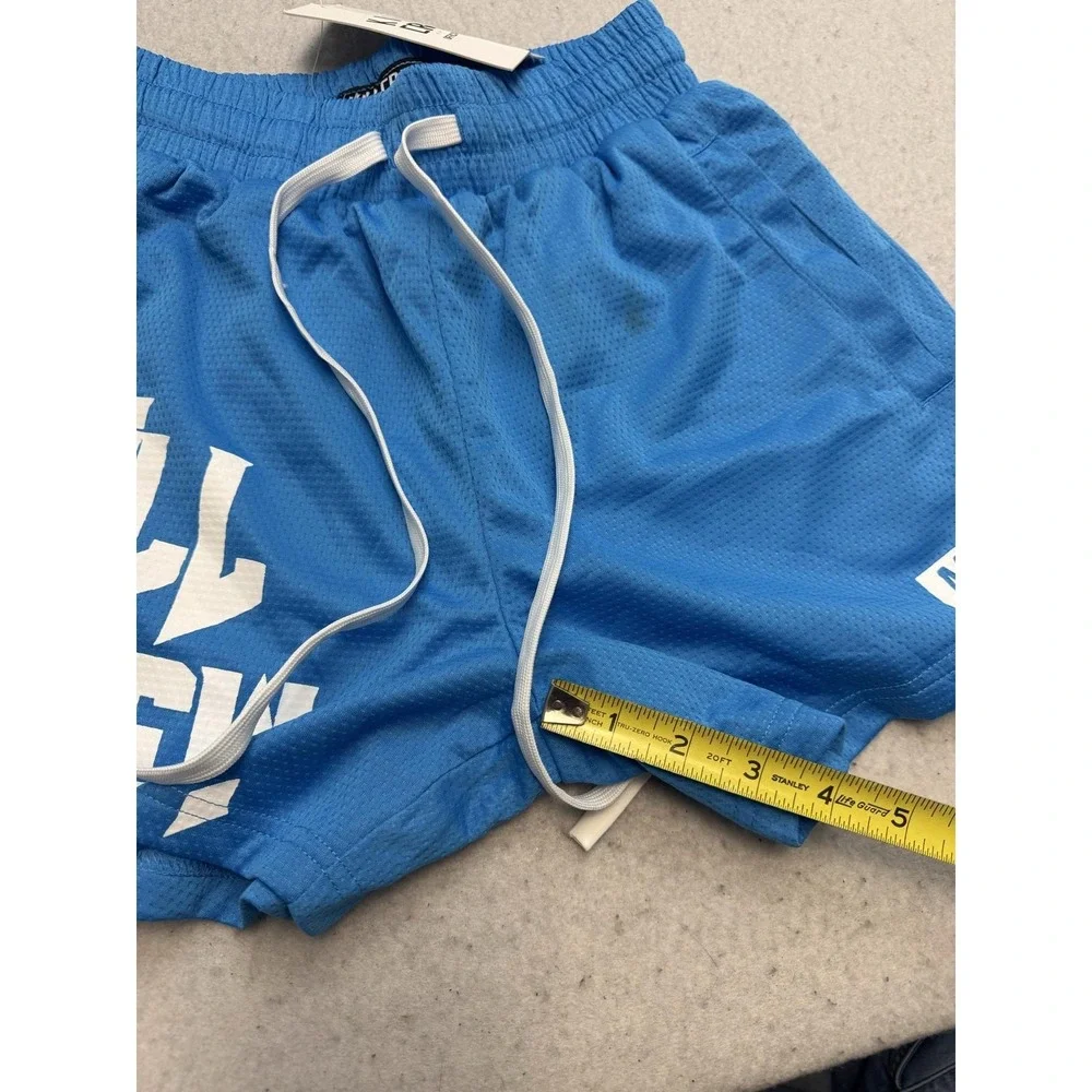 Kill Crew Muay Thai Shorts Mens XS Blue Mesh Kill Crew MMXX Training Athletic